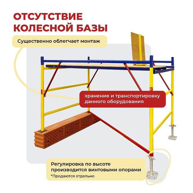 Вышка-тура Промышленник ВСЭ 1.2х2.0, 7.2 м ver. 2.0 фото 4